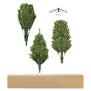 Albero di Natale Artificiale in PVC di Alta Qualità, 2,3m con 1450 Rami e Decorazioni per Esterni - Product Image 4