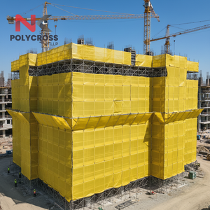 Lona de Andamio Reforzada de Alta Resistencia para la Seguridad de los Trabajadores y Protección de Materiales, Cubierta de Red de Andamio de HDPE Resistente a los Rayos UV - Product Image 6