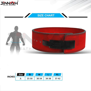 Heavy Duty Cowhide Leather Professional Lightweight Lever Powerlifting <b>Belts</b> For Unisex Lower Back Workout Lever <b>Belts</b> - Product Image 6