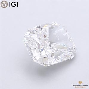 Diamant CVD de laboratoire 2,00 carats taille coussin couleur D clarté VS1 avec certificat IGI pour la création de bijoux - Product Image 4