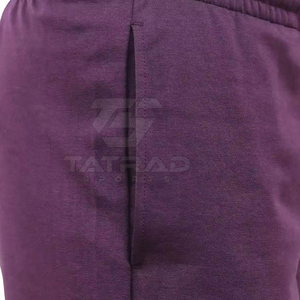 Shorts de sport décontractés pour hommes, 100 % coton, taille haute, séchage rapide, écologiques, pour la gym et l'entraînement - Product Image 4