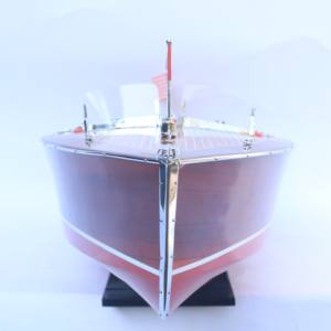 CHRIS CRAFT BARREL BACK 1940 - Bateau à moteur américain - Modèle en bois artisanal de bateau à moteur américain - Product Image 5