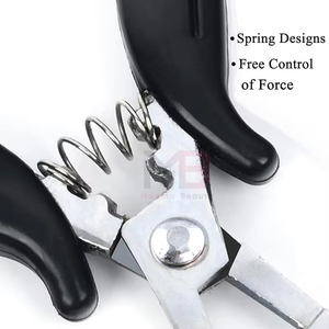 Professional Hair <b>Extension</b> Pliers With BlacK Color Handle Micro Ring Link <b>Bead</b> Closer Tool For Hair Care Hair Salon Use - Product Image 5