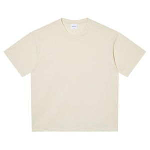 T-shirt pour homme en jersey uni à col rond et manches courtes, coupe classique, en Spandex/Polyester 200g, avec imprimé animal et logo sportif sur le devant - Product Image 1