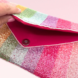 Bolsos de Mano Tipo Clutch con Cuentas y Bordados Hechos a Mano, Elegantes y de Lujo, para Fiestas, Eventos y Bodas - Product Image 2