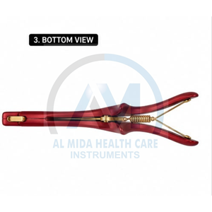 Pinzas Neuroquirúrgicas para Núcleo Pulposo Al Mida Healthcare, Rojas, Manuales, de Acero Inoxidable, Instrumento Quirúrgico Clase I, Reutilizables, CE - Product Image 3