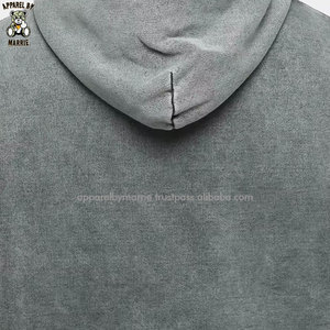 Sweat-shirts décontractés pour hommes, fabriqués au Pakistan, chauds, confortables, style streetwear, effet vintage, avec poignets côtelés. - Product Image 6