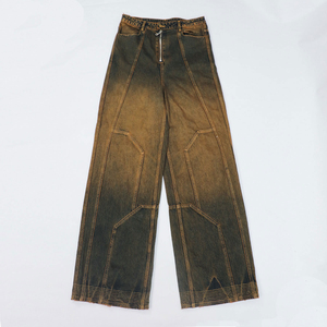 Unisex 2026 Oversized Multi-pocket Gothic Denim <b>Jeans</b> Streetwear Straight Leg Pants Hip Hop Washed Techniques Lightweight Casual - Product Image 1