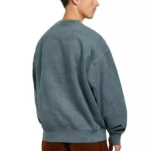 Sweat-shirt tricoté vintage pour homme, coupe classique, mélange polyester/coton, molleton écologique respirant, hiver, vente en gros OEM - Product Image 2
