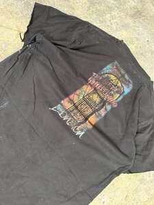 Camiseta de Hombre con Logotipo Personalizado, Estilo Desgastado, Lavado Ácido, Estilo Urbano, Algodón Grueso, Estampado Gráfico Vintage, Estilo Rústico - Product Image 4