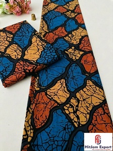 Tela de Algodón Crepé con Estampado Africano Personalizado, Resistente a Desgarros, Ligera, Textil Ankara, Fabricante OEM ODM, Exportación Hitjem - Product Image 5