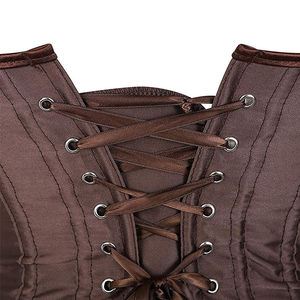 Women Sexy Genuine Leather <b>Gothic</b> Over Bust Steel Boned Plus Size Customised <b>Corset</b> Top Women <b>Corset</b> for Winter Wear - Product Image 6