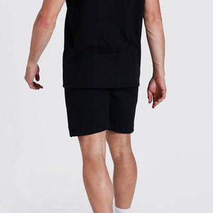 Conjuntos Cortos Casuales de Verano para Hombre, Última Moda, Camiseta y Pantalones Cortos con Cintura Elástica, Estampado de Color Sólido, Precio Económico - Product Image 6