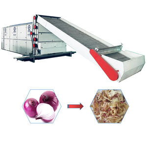 Usine chinoise automatique contrôlée PLC traitement des aliments maille ceinture sèche Machine haute capacité pour gingembre poivre abricot séchage - Product Image 5