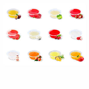 Lujosos ingredientes de té de burbujas con sabor a lichi Popping Boba Listo para comer Embalaje de botella transparente - Product Image 3