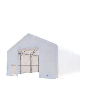 TMG DT3041 Capannone di Stoccaggio a Doppia Struttura 30FT X 40FT con Copertura in PVC Resistente da 17 oz per Fattorie - Product Image 1