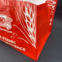 Sacs à soufflets latéraux tissés écologiques et recyclables, fournis par l'usine OEM, avec logo imprimé personnalisé thermoscellé, par un fournisseur vietnamien
