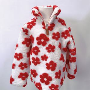 KERUI, chaqueta de invierno para niños, ropa peluda con cremallera 1/4, abrigos para niños y niñas, ropa de invierno para niños, chaqueta - Product Image 2