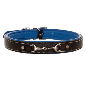 Handmade Superior Quality <b>Leather</b> Soft Padded Dog Collar Top Indian Wholesale Manufacturer Supplier Customization - Product Image 3