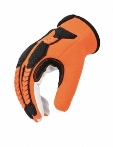 ถุงมือกันกระแทก MUBASHAR PRO GRIP สำหรับงานอุตสาหกรรม ทนทานต่อแรงกระแทก มาตรฐาน ANSI/ISEA ระดับการป้องกันการบาด 4  เคลือบไนไตรล์ที่ฝ่ามือ ออกแบบตามหลักสรีรศาสตร์ - Product Image 3