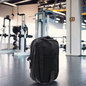 Adjustable Strap Casual Lightweight Sports Sling Chest Gym <b>Bag</b> Portable Polyester Lining Phone Holder Pouch for Outdoor Hiking - Product Image 6