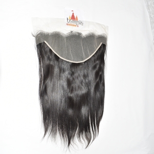 Extensiones de Cabello Humano Remy Virgen 100% Ondulado Profundo Frontal Indio 13*6, Doble Trama Procesadas a Máquina, Encaje Completo, Fácil Aplicación - Product Image 5