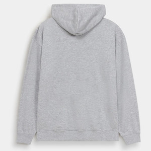 เสื้อฮู้ดดี้ผ้าฝ้ายแท้ 100% สีดำ พิมพ์ลายดิจิทัล ทรงหลวม ไหล่ตก มีกระเป๋า ไซส์ 6XL สำหรับฤดูหนาว สไตล์ลำลอง - Product Image 2