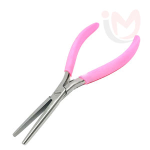 Pince et outils multifonctions en acier inoxydable pour extensions capillaires à micro-anneaux avec ouvre-extension à forte tenue - Product Image 4