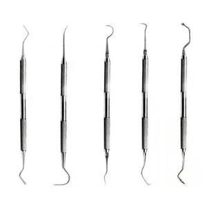 Sonda Dental Manual, Instrumentos Quirúrgicos de Doble Extremo, Acero Inoxidable Ligero de Alta Calidad, con Certificación CE, de Dentavex - Product Image 1