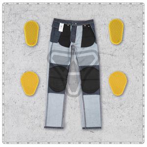 กางเกงยีนส์ขี่มอเตอร์ไซค์ของผู้ชายกางเกงยีนส์ใส่เล่นกีฬาป้องกันด้วยมาตรฐาน CE ความทนทานสูงออกแบบได้ตามต้องการ - Product Image 4