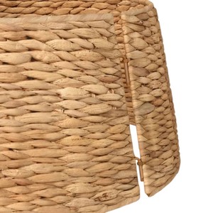Eco Friendly Water Hyacinth <b>Christmas</b> <b>Tree</b> Collar Woven <b>Tree</b> <b>Base</b> Cover Handmade Holiday Decoration - Product Image 2
