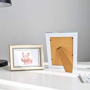 Classic Resin Table <b>Photo</b> <b>Frame</b> <b>Set</b> Modern Beige Finish 100% Handmade Wall Mount - Product Image 4