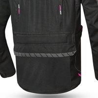 Veste de moto unisexe 5 Sports noire et rose, manches longues, coupe-vent, imperméable, anti-UV, respirante, toutes saisons, pour la course