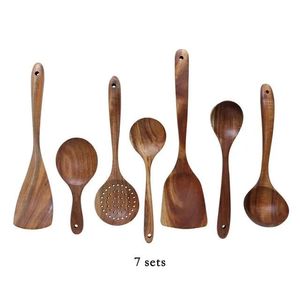 Bamboo Wooden <b>Kitchen</b> Spoon Natural Cooking Utensil Eco Friendly Design Durable Stirring Tool Daily <b>Kitchen</b> Use - Product Image 2