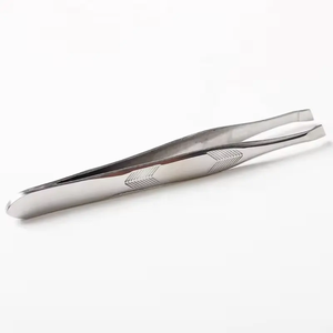 Pince à épiler professionnelle pour sourcils, en acier inoxydable, réutilisable, légère, à pointe droite, extracteur de sourcils pour hommes, ANAAIF - Product Image 2