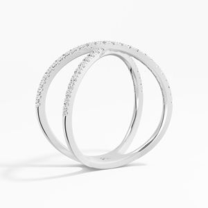 แหวนเพชรโมอิสซาไนต์ทรงคลาสสิค ดีไซน์ร่วมสมัย สำหรับผู้หญิง ประดับเพชร 0.35 กะรัต แบบฝังหนามเตย ชุบโรเดียม รับรองคุณภาพ ขายส่ง B2B - Product Image 3