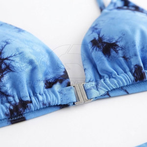 Conjunto de Bikini de 2 Piezas para Mujer, Personalizado al por Mayor, de Alta Calidad, Tela Suave y Elástica de Spandex/Nylon, Secado Rápido y Transpirable para Vacaciones en la Playa - Product Image 5