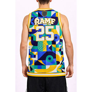Ensemble de maillots de basket-ball subliminaires sur mesure pour hommes - Product Image 4