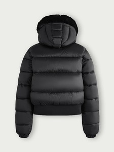 Custom LOGO Women's <b>Crop</b> <b>Puffer</b> <b>Jacket</b> Warm Quilted Down Winter Outdoor Long Women <b>Puffer</b> <b>Jackets</b> Short Winter Coat Full Sleeve - Product Image 2