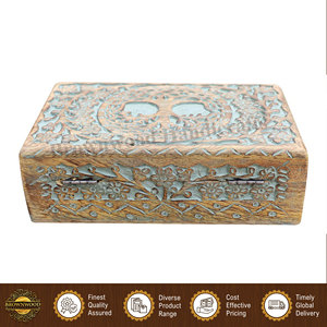Caja de Madera de Mango Hecha a Mano en India, de Primera Calidad, con Diseño Elegante, a Precio Accesible para Compradores al por Mayor - Product Image 6