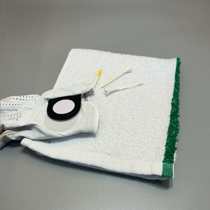Serviette de golf en microfibre gaufrée avec clip, nouveau design, impression personnalisée, fournisseur direct d'usine - Product Image 4