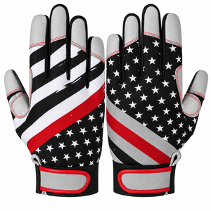 Gants de frappe de baseball et de softball professionnels en cuir unisexe personnalisés toutes couleurs de haute qualité – Dernier design - Product Image 3