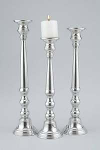 เชิงเทียนอะลูมิเนียมทำมือ ขัดเงาอย่างดี พร้อมเคลือบนิกเกิล สำหรับตกแต่งบ้านและงานแต่งงาน ขนาดปรับแต่งได้ - Product Image 2