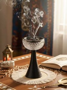 Quemador de Incienso Árabe de Lujo, Mabkhara Metálica, Quemador de Oud, Decoración Islámica para el Hogar, Regalo de Ramadán y Eid, Porta Incienso - Product Image 2