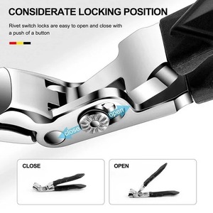 กรรไกรตัดเล็บมืออาชีพสำหรับผู้ใหญ่ ปากกว้าง หัวเอียง ป้องกันการกระเด็น ผลิตจากสแตนเลส แข็งแรง ทนทาน ใช้ตัดเล็บมือและเล็บเท้า - Product Image 3