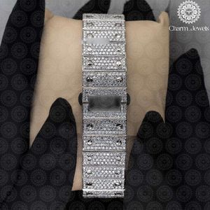 Reloj de Lujo Charm_Jewels con Caja de Acero Inoxidable de 40 mm, Movimiento Mecánico Analógico, Esfera de Cristal de Zafiro y Botón de Presión Oculto - Product Image 5