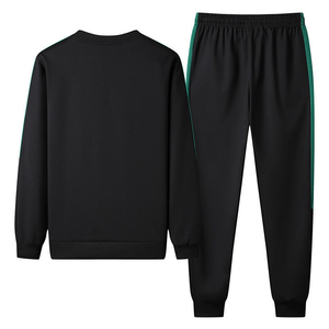 Conjunto Deportivo de 2 Piezas para Hombre, Sudadera con Capucha y Pantalones de Felpa Transpirables, Corte Ajustado, con Logotipo Personalizado, para Gimnasio y Atletismo - Product Image 2