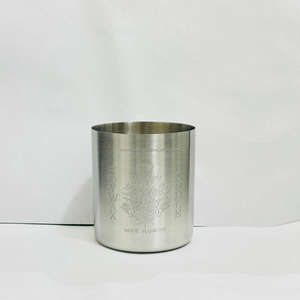 Recipientes Decorativos para Velas Aromáticas, Hechos a Mano, de Acero Inoxidable de Alta Calidad, Ecológicos y Duraderos, para Navidad - Product Image 1