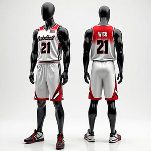 Este uniforme de baloncesto personalizado por sublimación es fabricado en Pakistán por un exportador mayorista y incluye servicio profesional. - Product Image 3