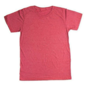 T-shirt Homme Rouge Col Rond Manches Courtes 100% Coton Haute Qualité Imprimé Sérigraphié Décontracté Tricoté Lavé Uni Taille US - Product Image 5
